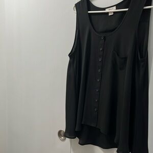 Style & Co ladies black sheer summer top